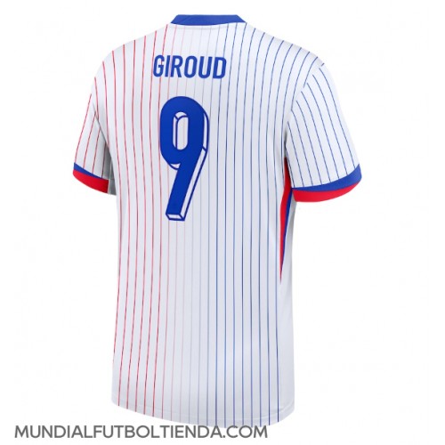 Camiseta Francia Olivier Giroud #9 Segunda Equipación Replica Eurocopa 2024 mangas cortas